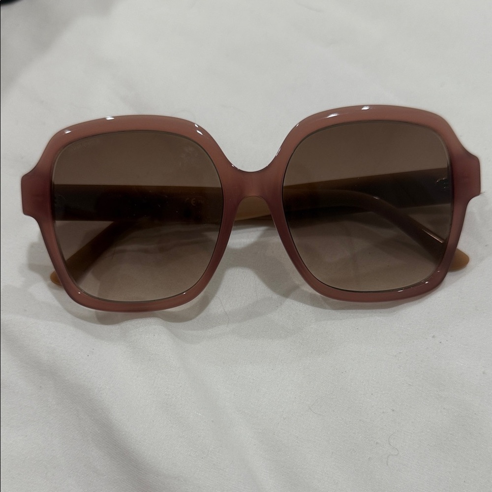 Jimmy Choo Pink Oversized Sunglasses